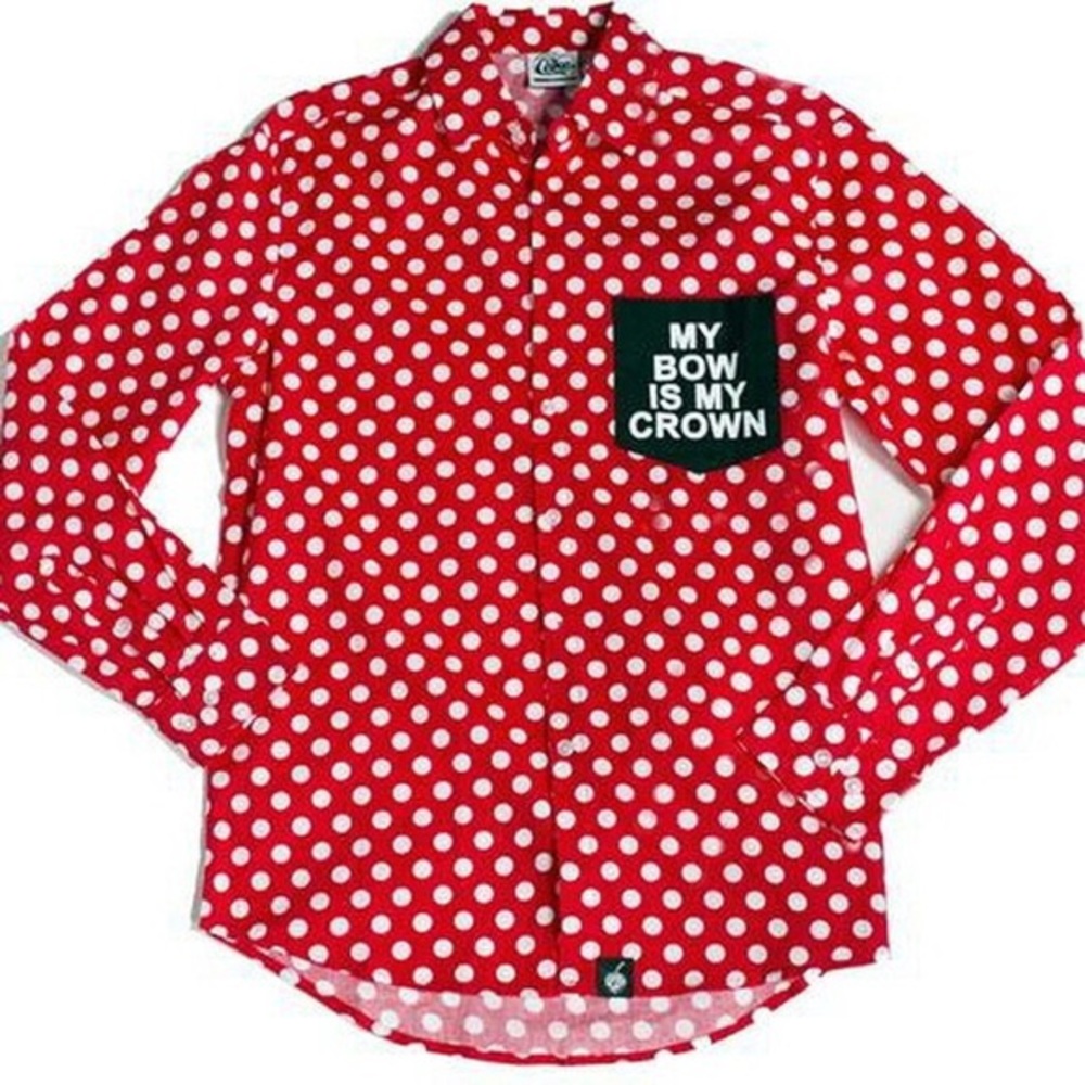 CakeWorthy Minnie Mouse Button Up